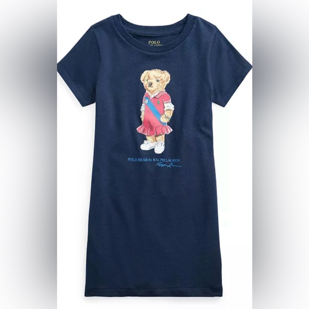 Polo Ralph Lauren Girls Shirt Dress Sz8-10
